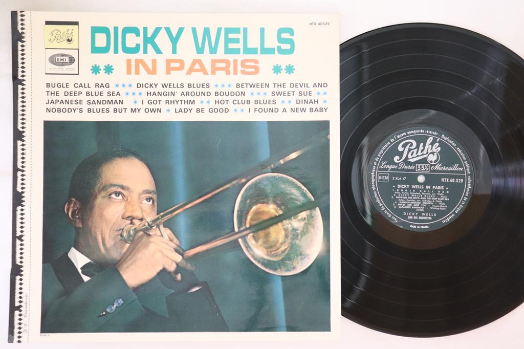 LP Record DICKY WELLS - Dicky Wells In Paris HTX40329 PATHE France Jazz Used