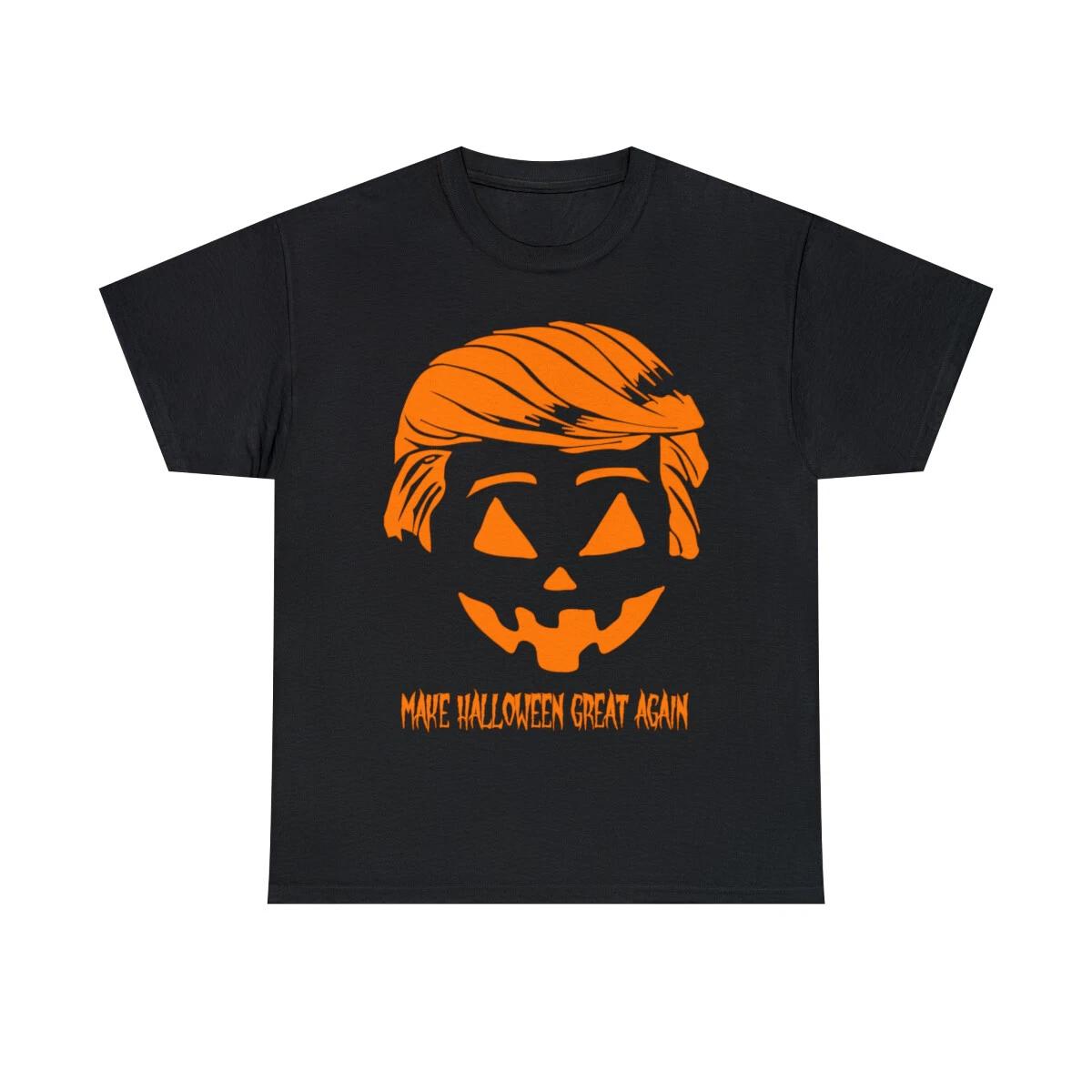 Trumpkin Make Halloween Great Again Graphic Tee Shirt, S-5XL S