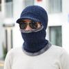 Women Winter Mens Warm Ski Beanie Cap Wool Knit Snow Hat Skull Balaclava Scarf