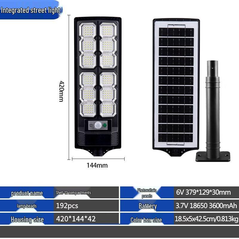 Lishi Outdoor Solar Wall/Pathway LED Motion Sensor Light