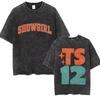 Vintage Washed Showgirl TS  Graphic TShirt Retro Letter Print Streetwear Tee Harajuku YK Casual Tops for Men Women Tshirt