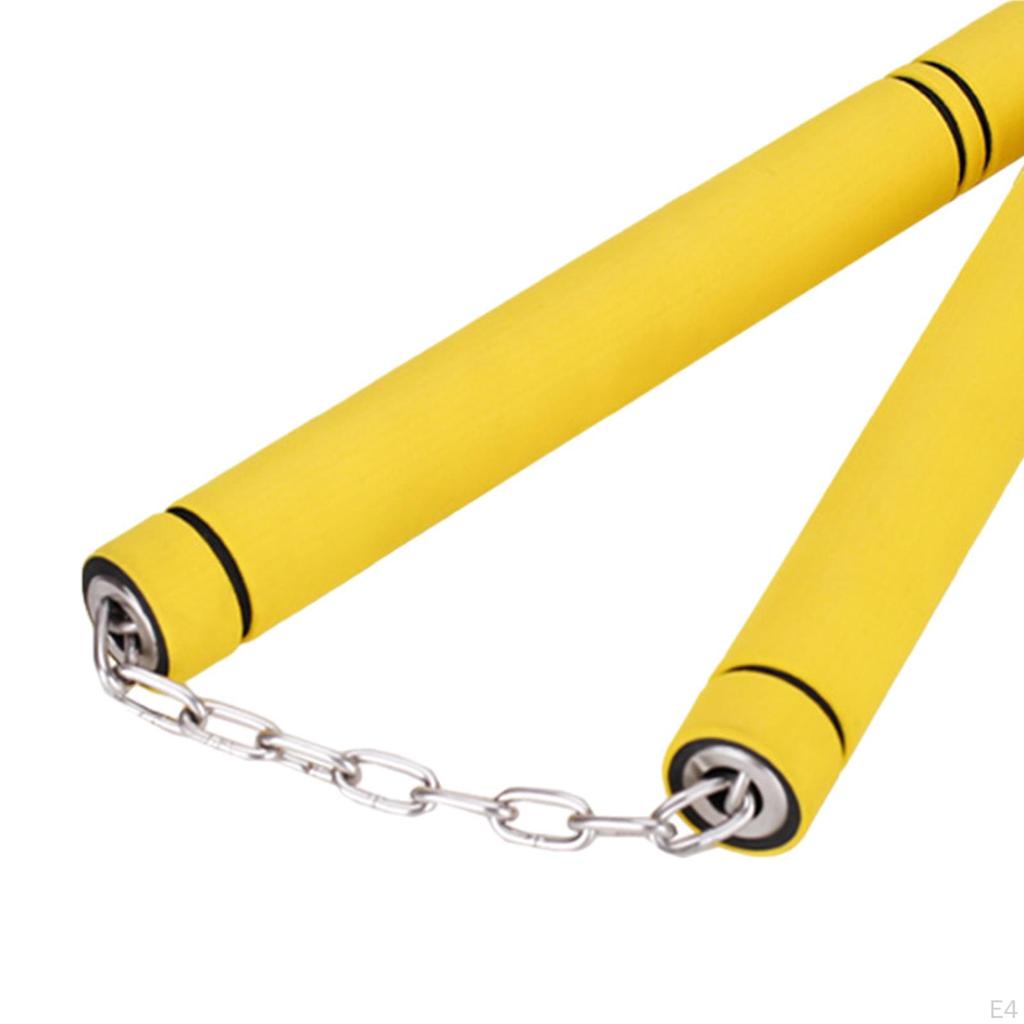 Pěnové tréninkové nunchaku Hračky Měkký nástroj pro děti Dospělé Profesionály Kung Fu Červené