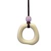Women's Long Summer Macaron Necklace: Milky White Pendant, Light Luxury, Versatile Sweater Chain