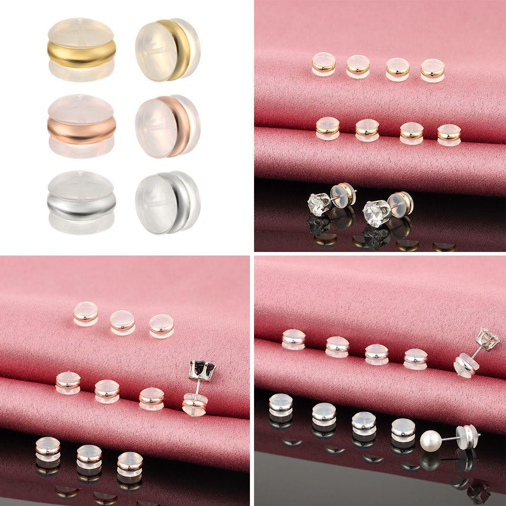 10Pcs Accessories Earring Replacements Silicone Ear Plugs Studs Studs Rubber Ear Back