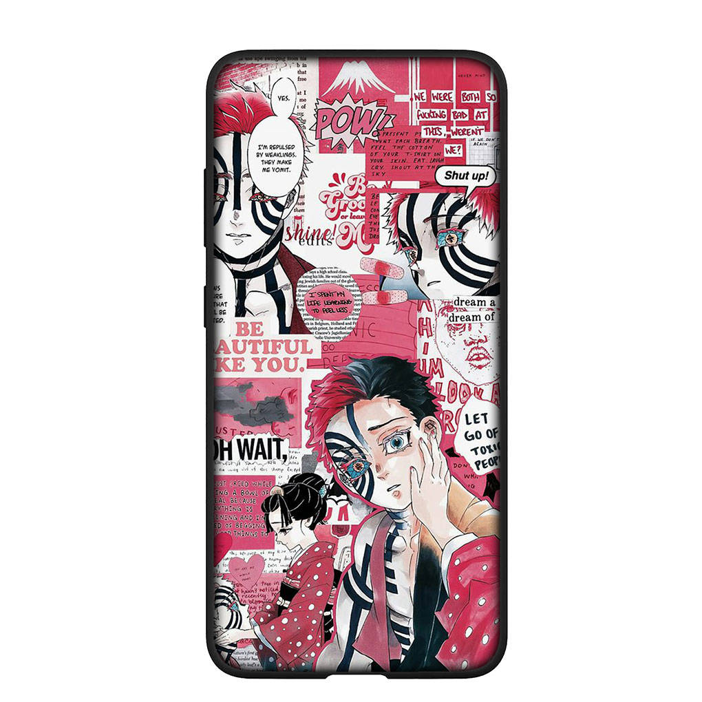 Phone Case for Samsung Galaxy S25 S24 S23 iPhone 16 15 Xiaomi Redmi Note 14 13 12 16E X 11 Pro Max OPPO Moto Huawei Akaza Demon Slayer Tanjirou Cover
