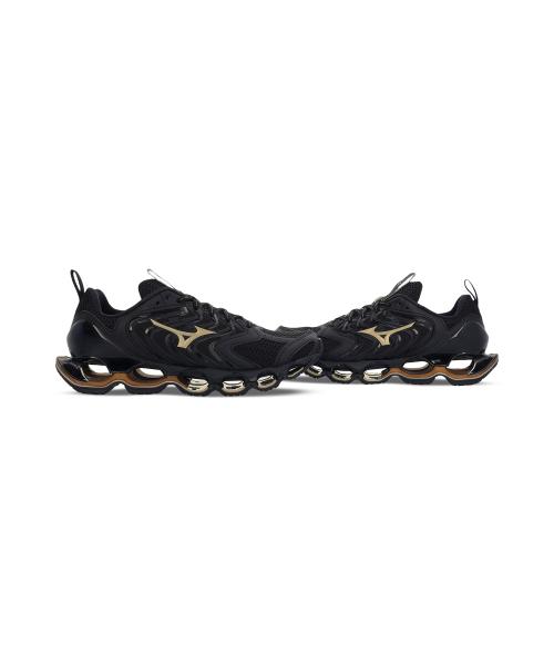 Mizuno Unisex Wave Prophecy 14 S - Black:GE Gold [J1GC258381]