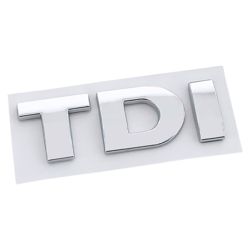 

3D ABS черный логотип TDI эмблема багажник автомобиля значок наклейка для Passat Jetta Touareg Tiguan Touran Golf 4 5 6 Caddy TDI наклейка аксессуары 5#