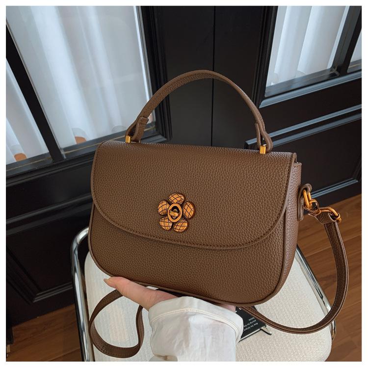 

Shoulder bag fashion high sense women s bag casual retro sunflower small square bag large capacity women s messenger bag