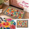 Cute Irregular Shape Doormat, Soft Faux Wool Entrance, -Absorbent - Bathroom, 40 Cm