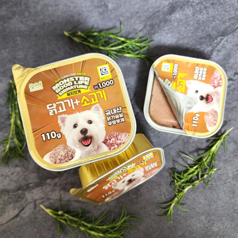 Purmi Monster Good Life Signature Stock Can Chicken & Beef For Dogs (110G)