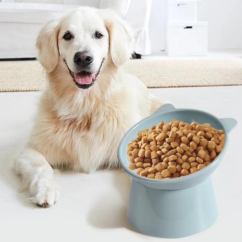 Pet Food Bowl Tilt High Bottom Neck Protector Antichoking Dog And Cat Water Bowl Antidumping Dog Feeding Supplies