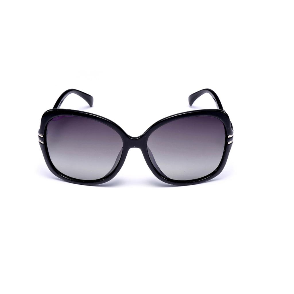 Women's Oversized Square Sunglasses Black Frame Gradient Lens High-Quality UV Protection Fashion Eyewear For Daily & Beach