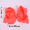 New Solid Bows Hair Clips For Girls Handmade Grosgrain Ribbon Bow Hairpins Children Barrettes Fashion Boutique Hair Accessories