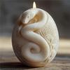 Resin Aroma Candle Snake Relief Silicone Mold Handmade Plaster Resin Ornaments Molds Animal Soap Candle Making Supplies
