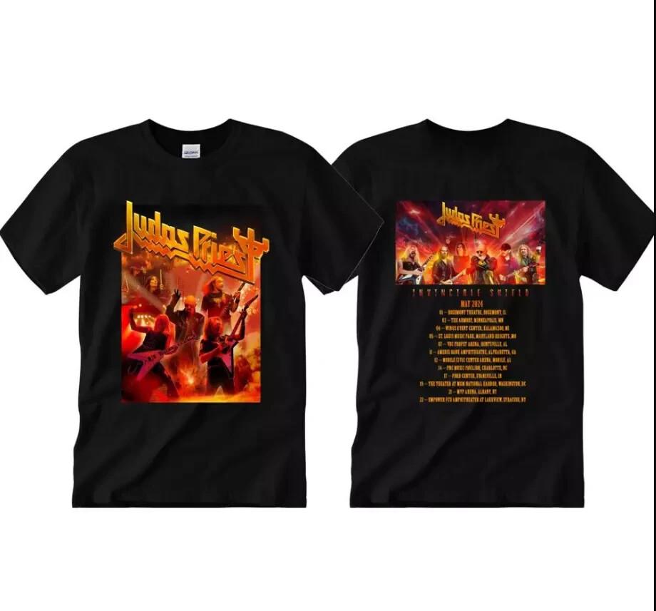 Judas Priest Invincible Shield 2024 Tour T-Shirt Allsizes For Fans XXXL