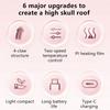 Wireless Heated Volumizing Root Lift Clip For Flat Fine Hair Portable Travel Styling Tool Comb Volumizer Crown Lifting Portable