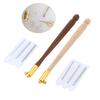 4pcs/kit 110mm French Embroidery Needle Tambour Crochet Hook Wood Handle 3 Needles S Couture Luneville Glitter Bead Too Giftl