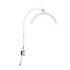 16-inch Desk Clamp Crescent Beauty Lamp, 20W Flexible Hose, for Tattooing, Eyebrow Shaping, Nail Art, U-Shaped Eye Protection, Eyelash Extension.