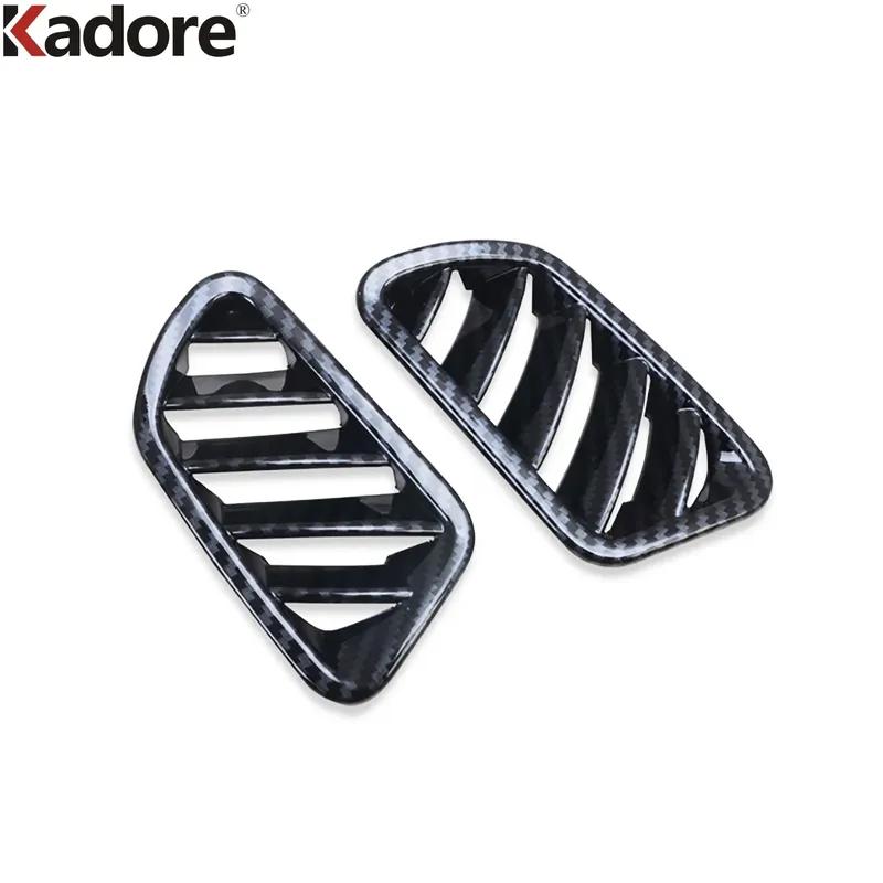 For Kia Cerato Forte K3    Carbon Fiber Car Front Side Air Condition Vent Outlet Cover Trim Interior Accessories