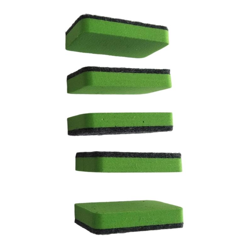 50Pieces Small EVA Whiteboard Erasers with Felt Pad Small Blackboard Cleaners for Teachers Students School Supplies