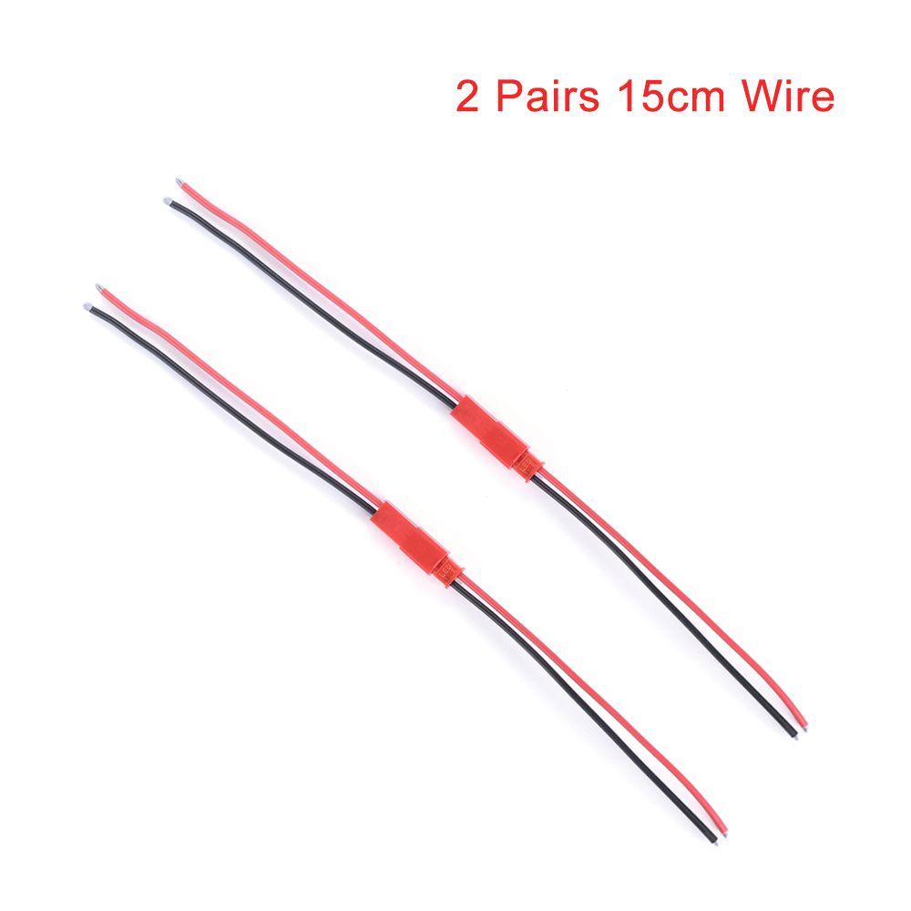 

2/5/ 10Pairs New 100/150mm 22AWG Socket Plug 2 Pin Connector Male + Female Cable Wire 2 Pairs 15cm Wire