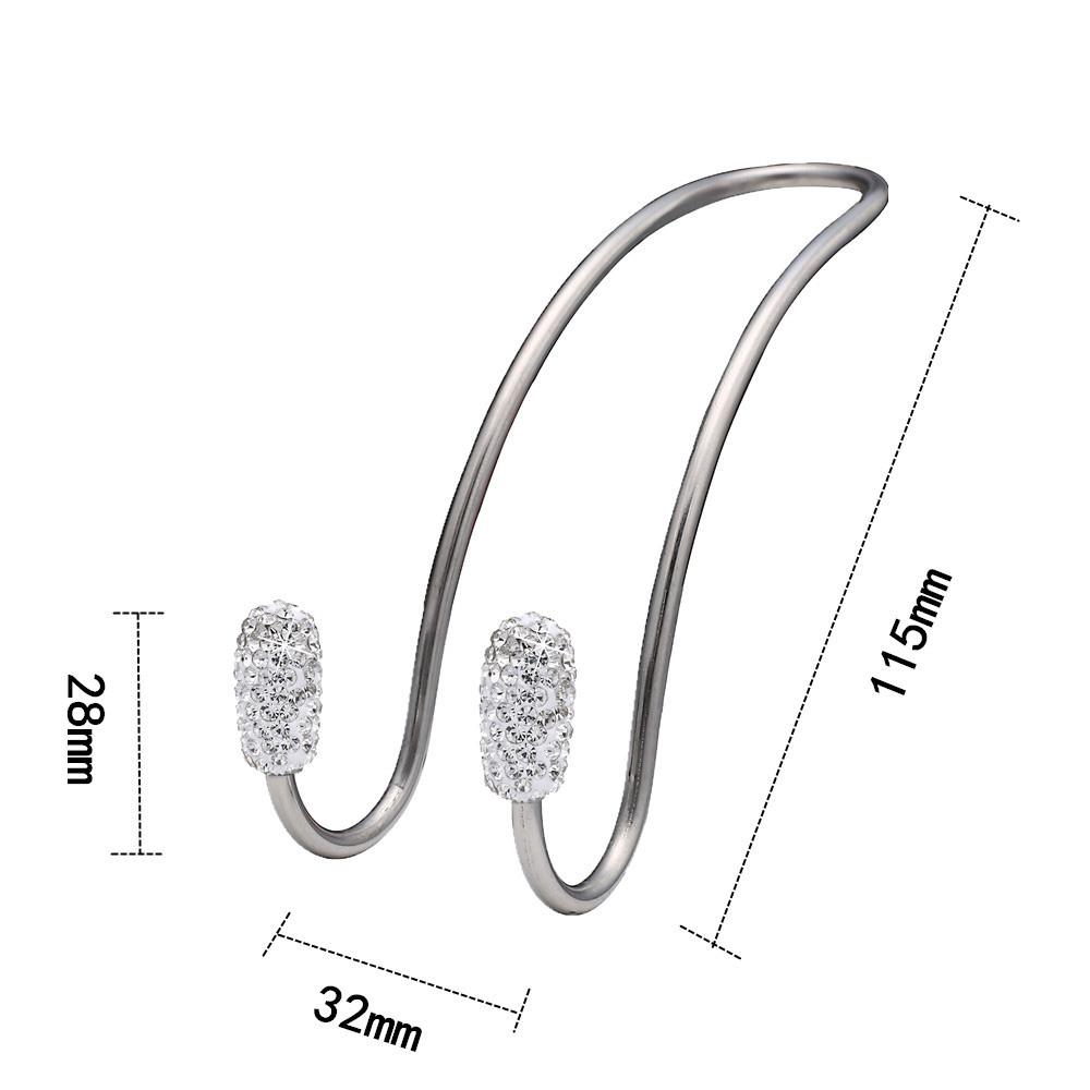 Multi-functional Metal Car Seat Headrest Hanger Bag Bling Diamond Crystal Seat Hook Holder for Bag Purse Cloth Grocery Storage