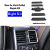 Car Front Left Right Air Vent Grille Cover Tab Clips Rear AC Vent Outlet Repair Kit For Mercedes Benz W166 W292 ML GL GLE