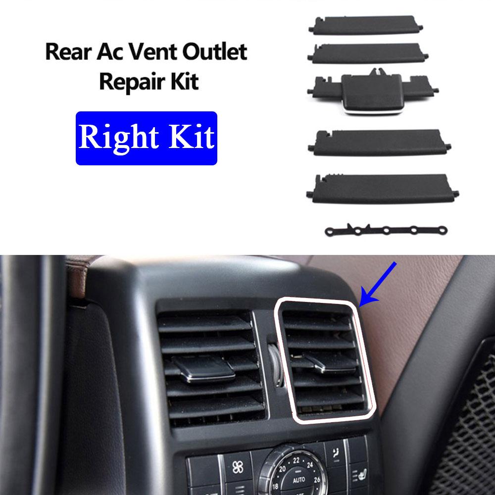 Car Front Left Right Air Vent Grille Cover Tab Clips Rear AC Vent Outlet Repair Kit For Mercedes Benz W166 W292 ML GL GLE