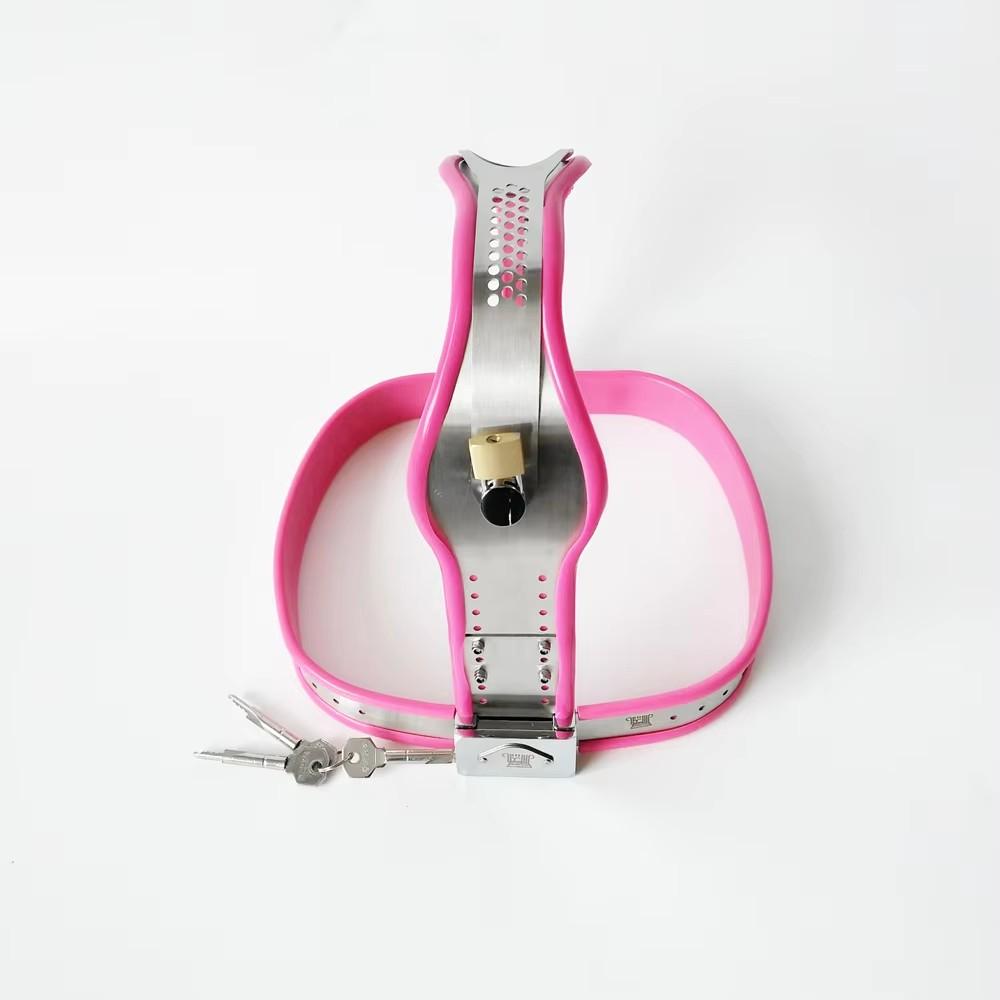 Black Emperor SM Women Stainless Steel Chastity Lock 100% Waterproof Pink Adult Toy
