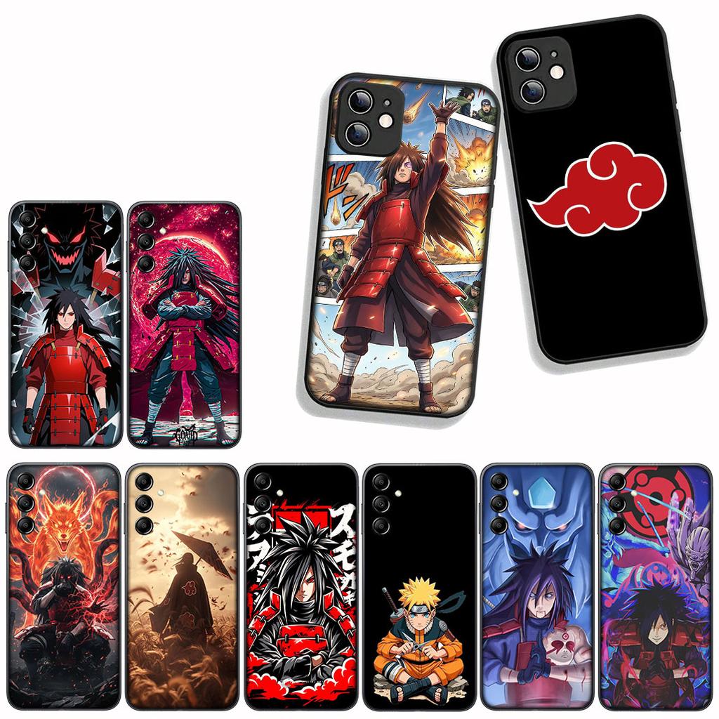 For Apple iPhone 16 15 14 Plus 13 12 Mini 17 Pro Max + 16E Air 16+ ProMax Phone Cover Case Akatsuki Narutos Uchiha Madaras