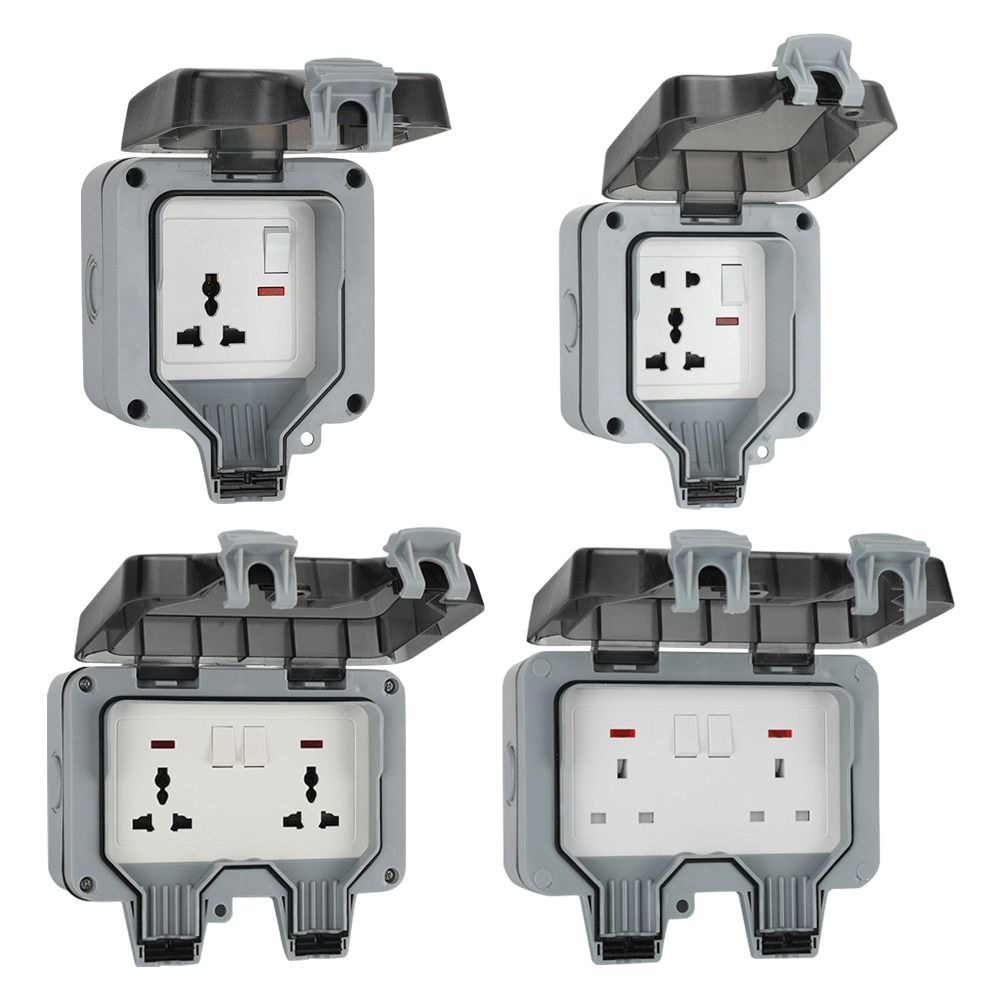 Electrical Equipment & Supplies Outdoor Waterproof Electrical Sockets Socket Box Switched Socket