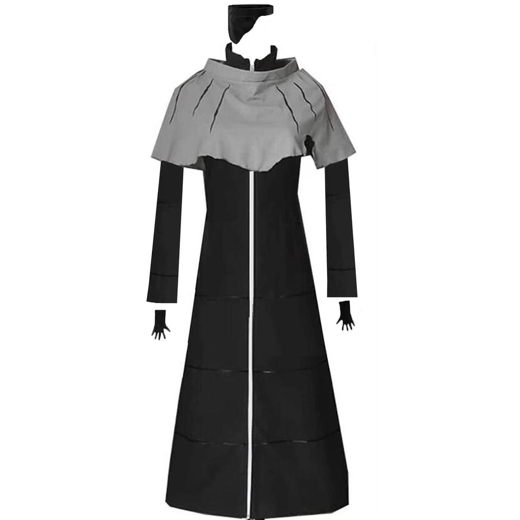 Anime Aizen Sousuke Costume Uniform Suit Cosplay Sosuke Thousand-Year Blood War Cloak Coat Gloves Mask Set Halloween Christmas