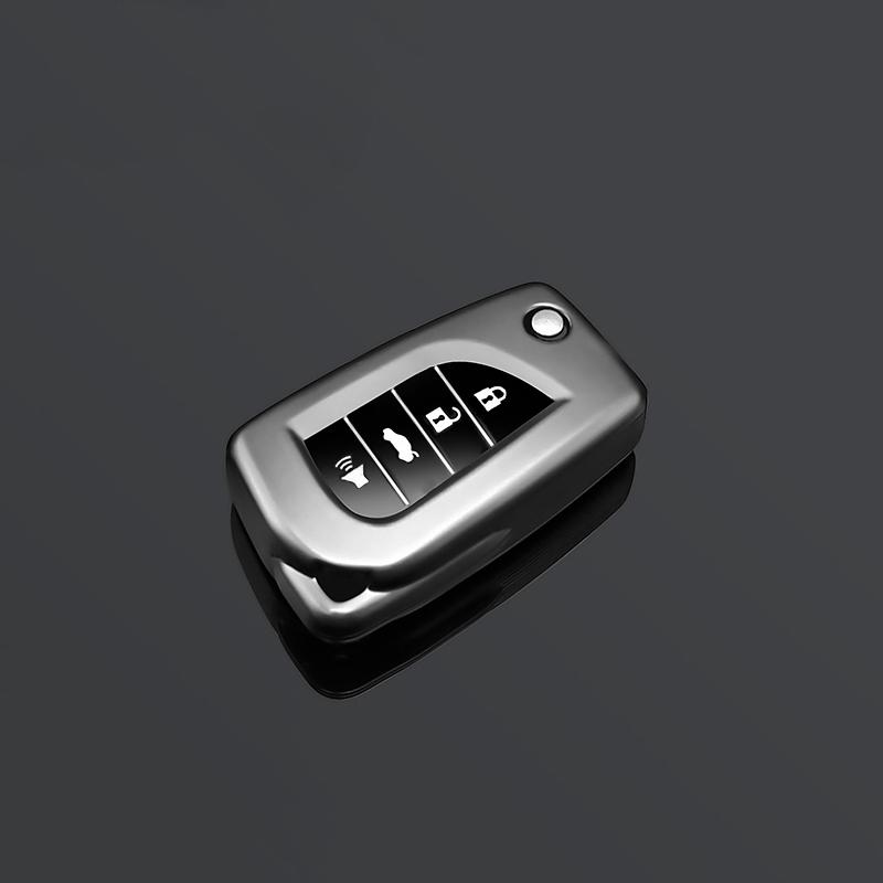 For Toyota Rav4 Le Auris Reiz Avensis Verso Aygo Scion Tc Im Hilux Aygo X Flip Key Tpu Car Key Case Cover