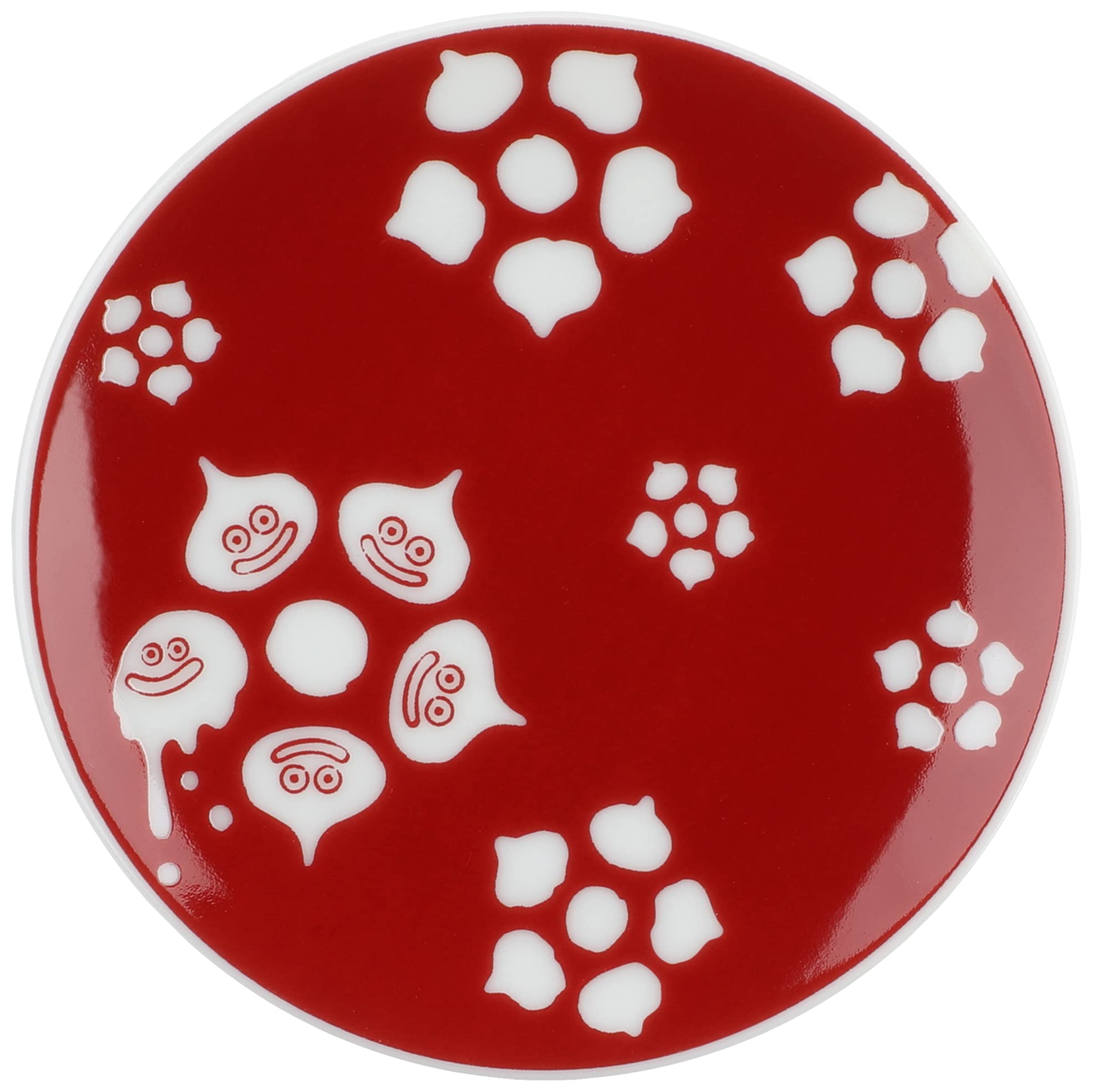 

Dragon Quest Smile Slime Japanese Series Small Plate Slime Flower Pattern