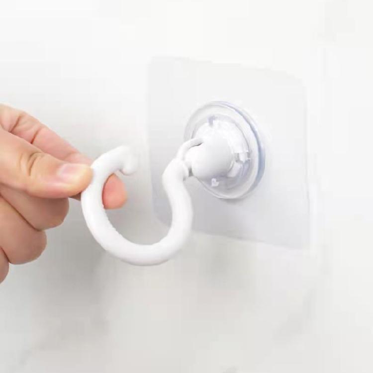 Selbstklebende Haken 10 Stück/Set 360° drehbar Schlafzimmer Büro Aufbewahrungshaken