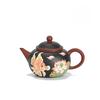 111ml Exquisite Yixing Purple Clay Teapots Handmade Clay Painting Lotus Pot Raw Ore Zhu Mud Kettle Chinese Zisha Teaset Supplies