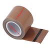PTFE Coated Fiberglass PTFE Tape 2-inch x 33 Feet x 0.18mm 1 inch x 33 ft x 0.18mm High Temperature Tape Brown Silicone Adhesive