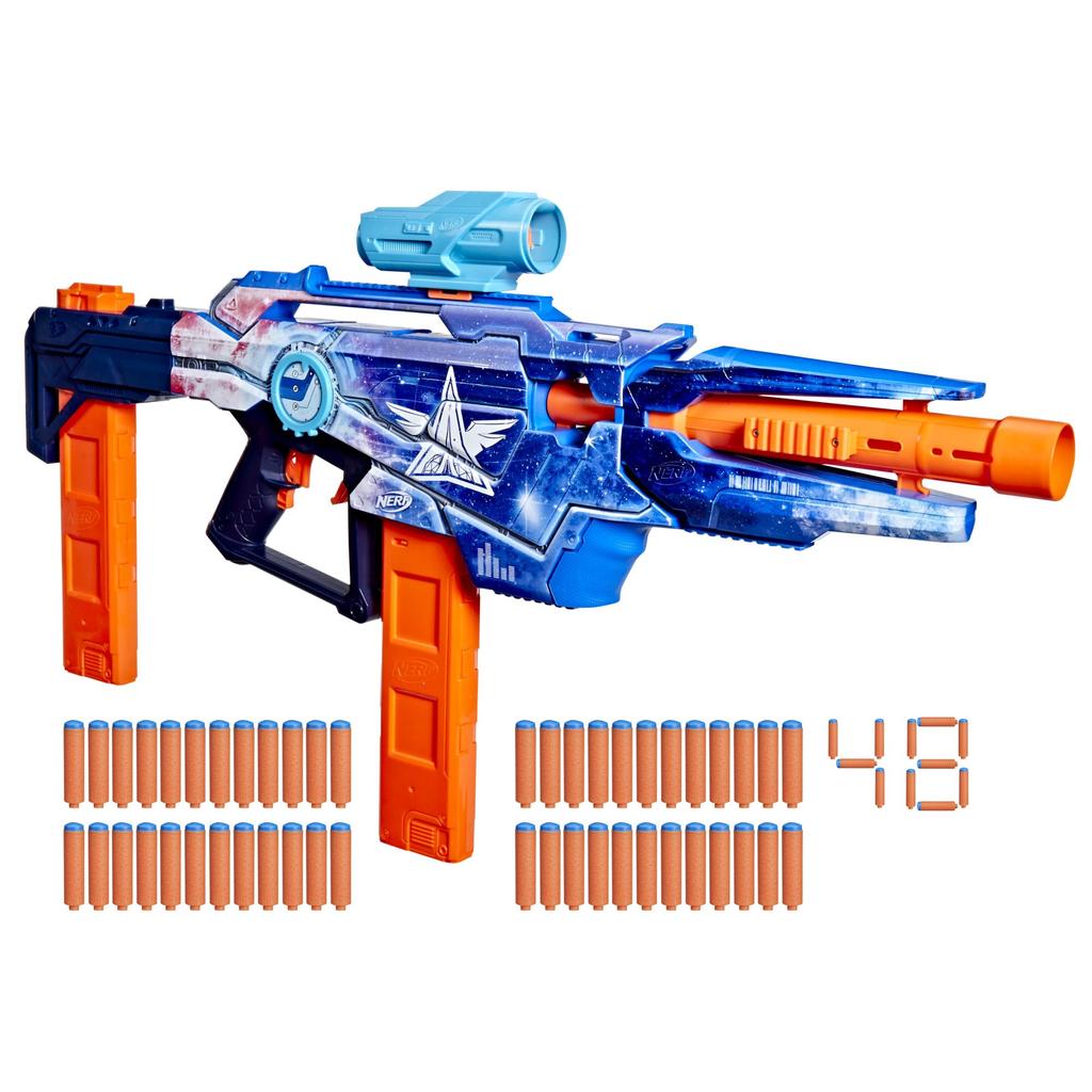 Hasbro Nerf Výbava Galaktický velitel Elektrický 3 3 48 N1 Šipky Dětské hračky Věk G1580 Autentický Blaster, Režimy, Příslušenství, Včetně, & Dárky, 8+