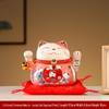 Fortune Cat Figurine Set: Automatic Waving Hand Decoration for Shop and Home