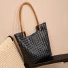 Tote Bag High-end Sense Large-capacity Women's Leather New Versatile Commuter Shoulder Bag Niche Fashion Woven Bag