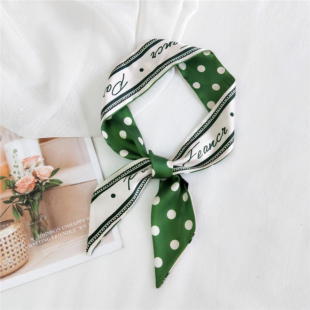 New Scarves Silk Scarves Women'S Spring And Autumn Season Long Decorative Professional Scarves Summer Thin Styles Paired With Shirts Stylish