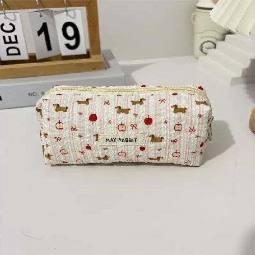 Großvolumige wasserdichte Stiftetasche Niedliche Cartoon Panda Kätzchen Federtasche Kawaii Tier Schreibwaren Aufbewahrungstasche Schülerbedarf