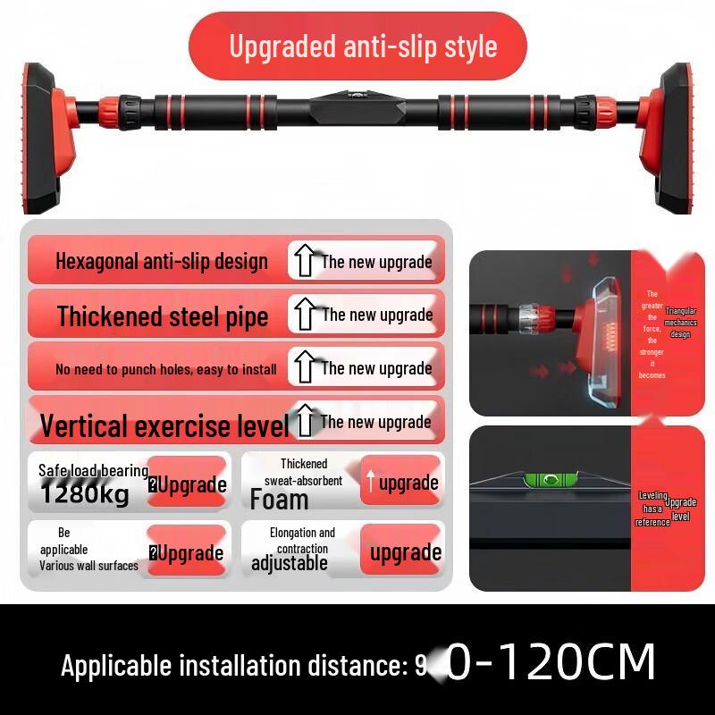 WEZHO No-Drill Doorway Pull-up Bar