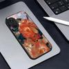 Warm Wild Rose Reverie Black Glass Phone Case For OnePlus Ace 3 5 Pro Nord CE 2T 2 3 Lite 6 7T 8 9 10 Pro 2V 11R 12R 13R Cover
