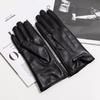 Women's Genuine Leather Winter Warm Gloves for Outdoor Sports, Thickened Matching Apparel Gloves