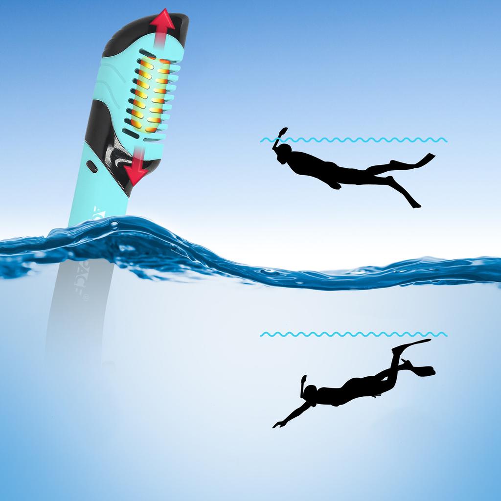 Snorkel With Valve - Green