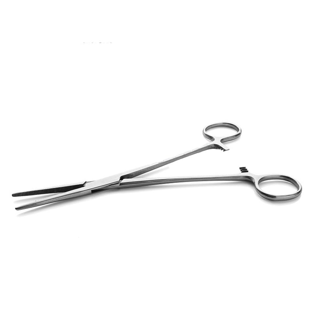 LOYELEY 16cm Long Stainless Steel Forceps for Needle and Pet Ear Durable and Easy to Includes Scissors and Pliers Trimming, Fishing, Removal, Cupping,