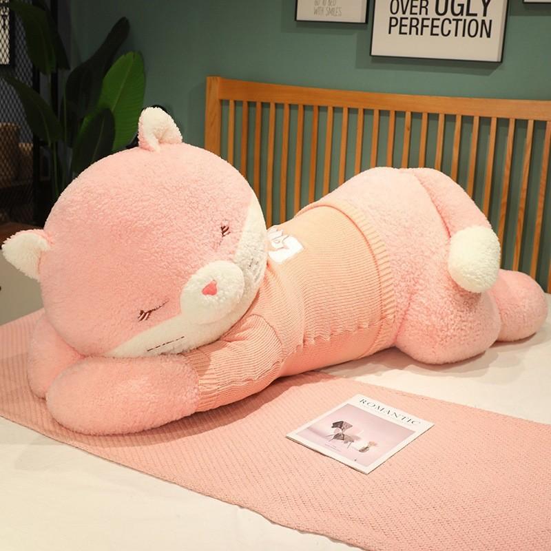 

Cat Plush Sweater Toy Cushion Cartoon Stuffed Doll Room Decoration Gift Kids