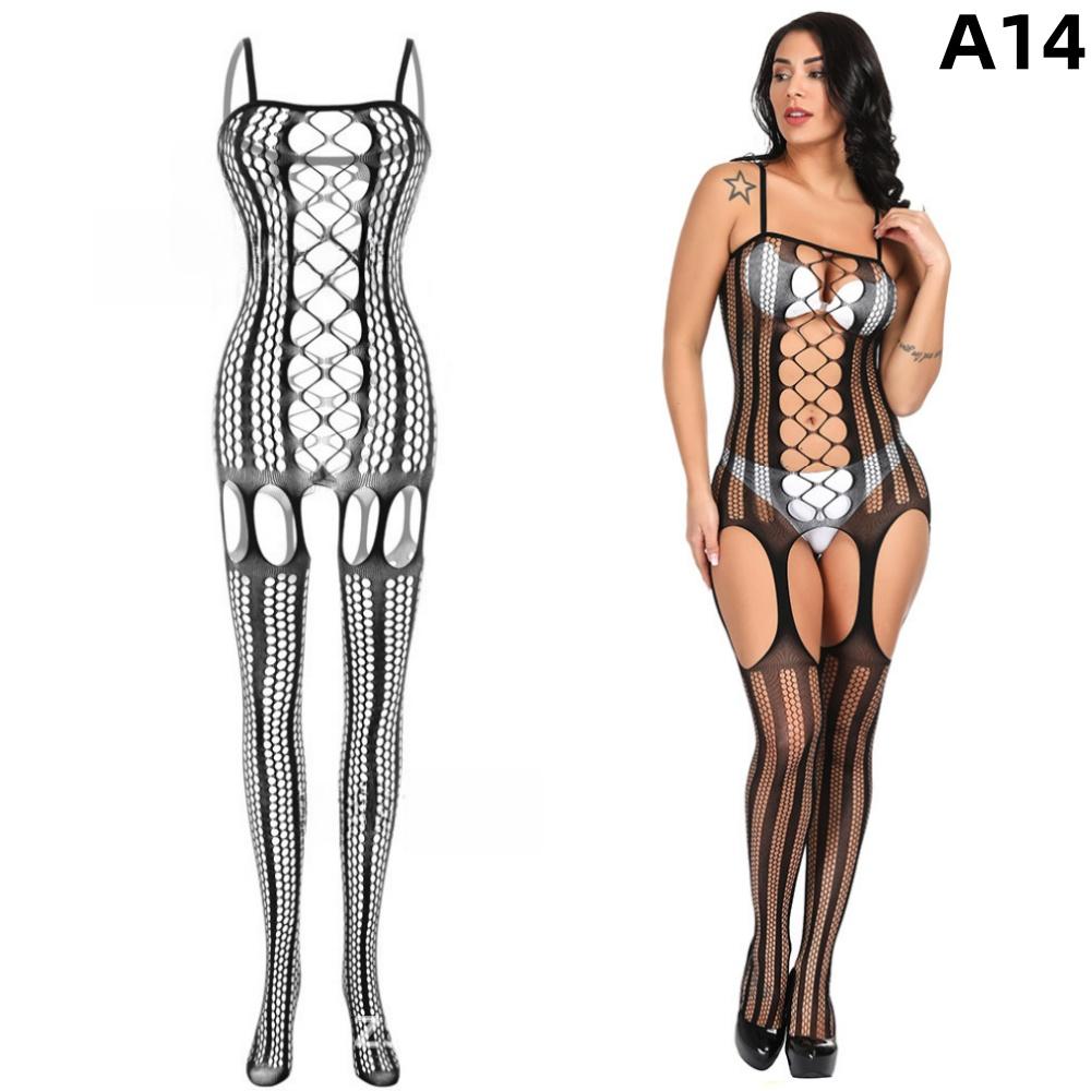 Ženy větší velikosti Žhavé Sexy Body Punčochy Spodní prádlo Květinový vzor Síťované Body Punčochy Body Spodní prádlo Punčochové kalhoty Spodní prádlo Punčochové kalhoty Sexy kostýmy