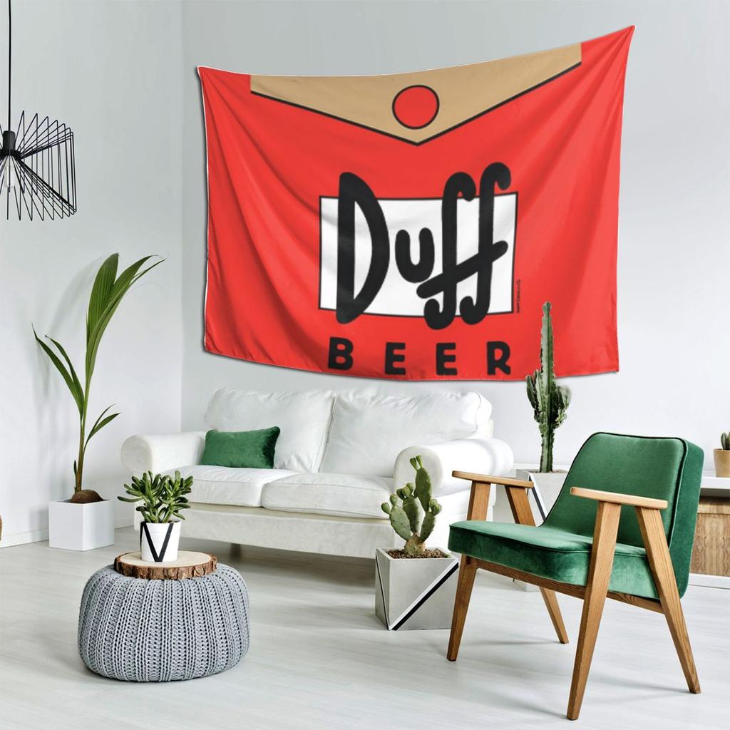 Duff Beer Wandteppich Dekor Kunst Ästhetische Wandteppiche für Wohnzimmer Schlafzimmer Haus Wandtuch Wandbehang